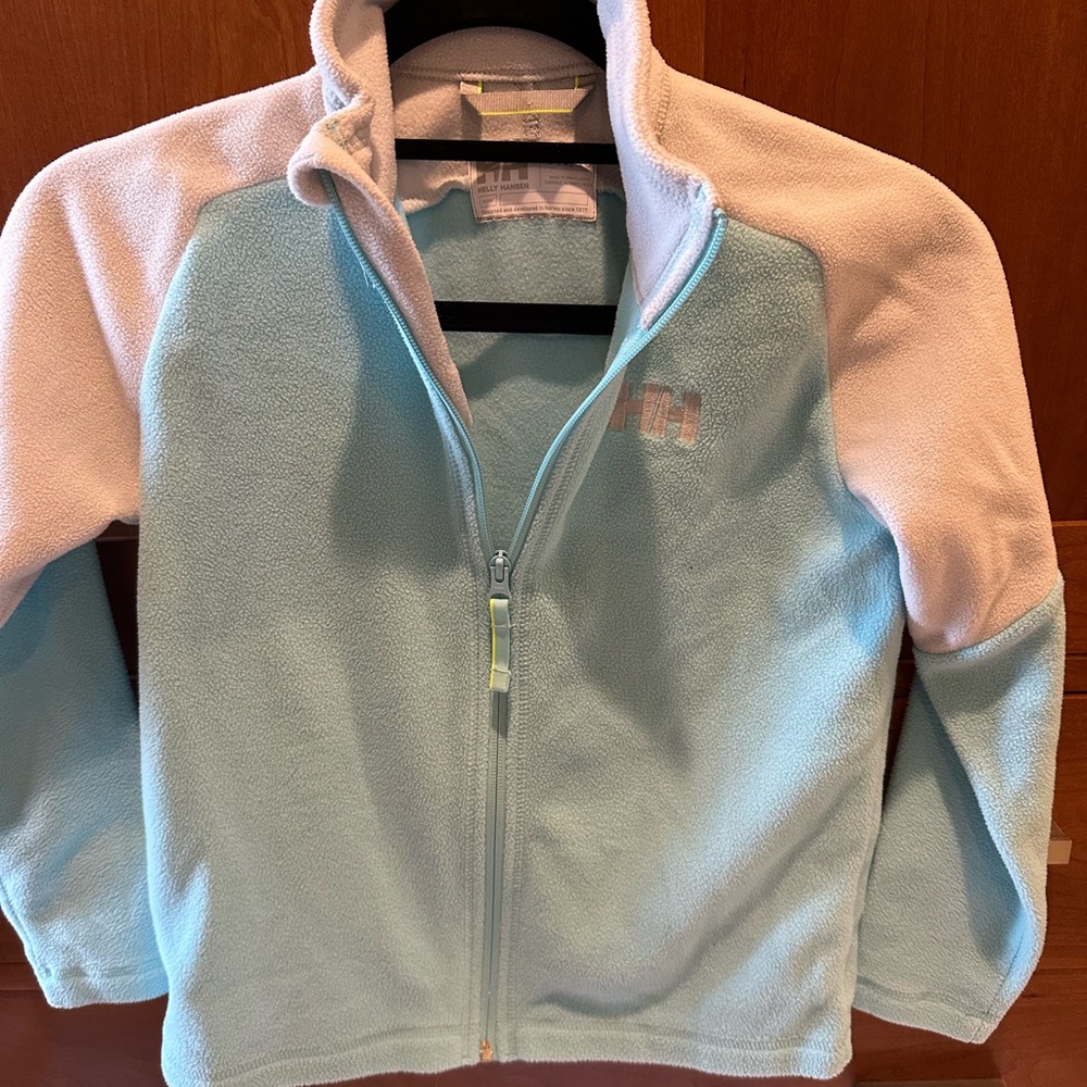 Size 10 youth Helly Hansen zip up fleece jacket - great base at base layer